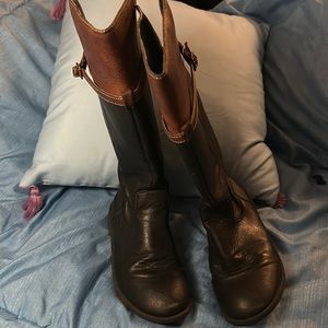 Girls high riding boots